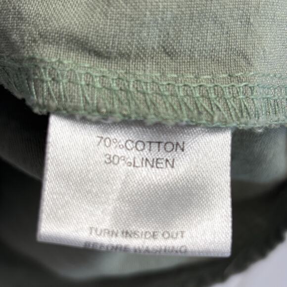 Rhea Bikinis Linen Blend Scandi Beach Shirt‎ Dress Size M Lagenlook Minimalist - Picture 7 of 8